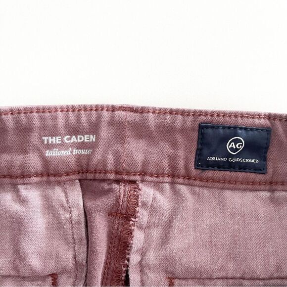 AG Adriano Goldschmied The Caden Tailored Trouser Dusty Blush Women's 26 Lyocell - Picture 8 of 12